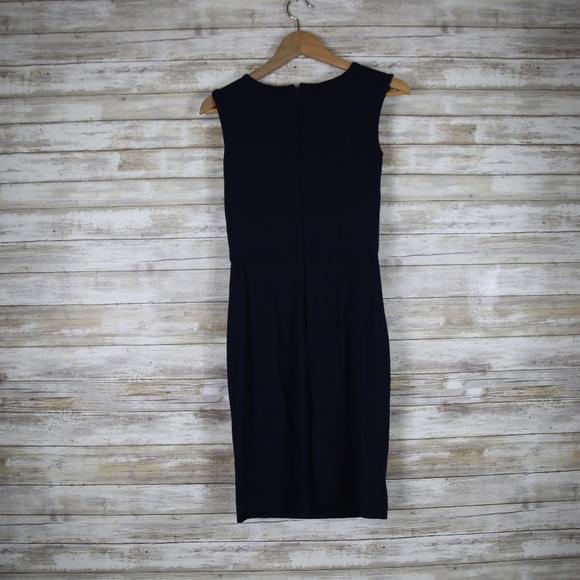 Ann Taylor Dark Blue Navy Dress sz 00 - Picture 7 of 7